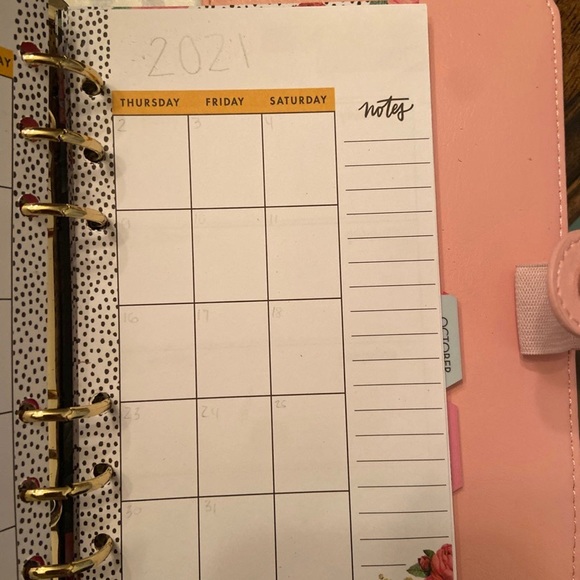 Agenda 52, 12 - month planner insert - Picture 4 of 7